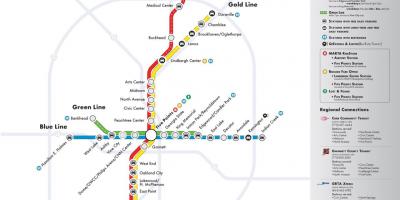 MARTA metro kaart